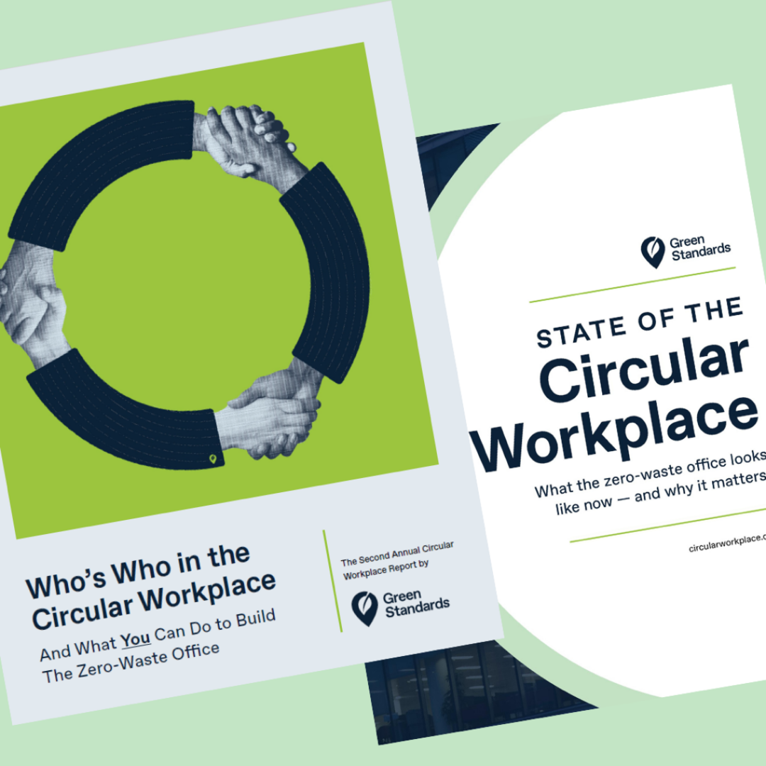 A circular workplace is a zero-waste office – but it’s also something much bigger. These reports are part of a global movement that’s rethinking how work works. The goal is to design out waste, recirculate furniture, fixtures, and equipment at their highest value, and regenerate the natural and built environment.