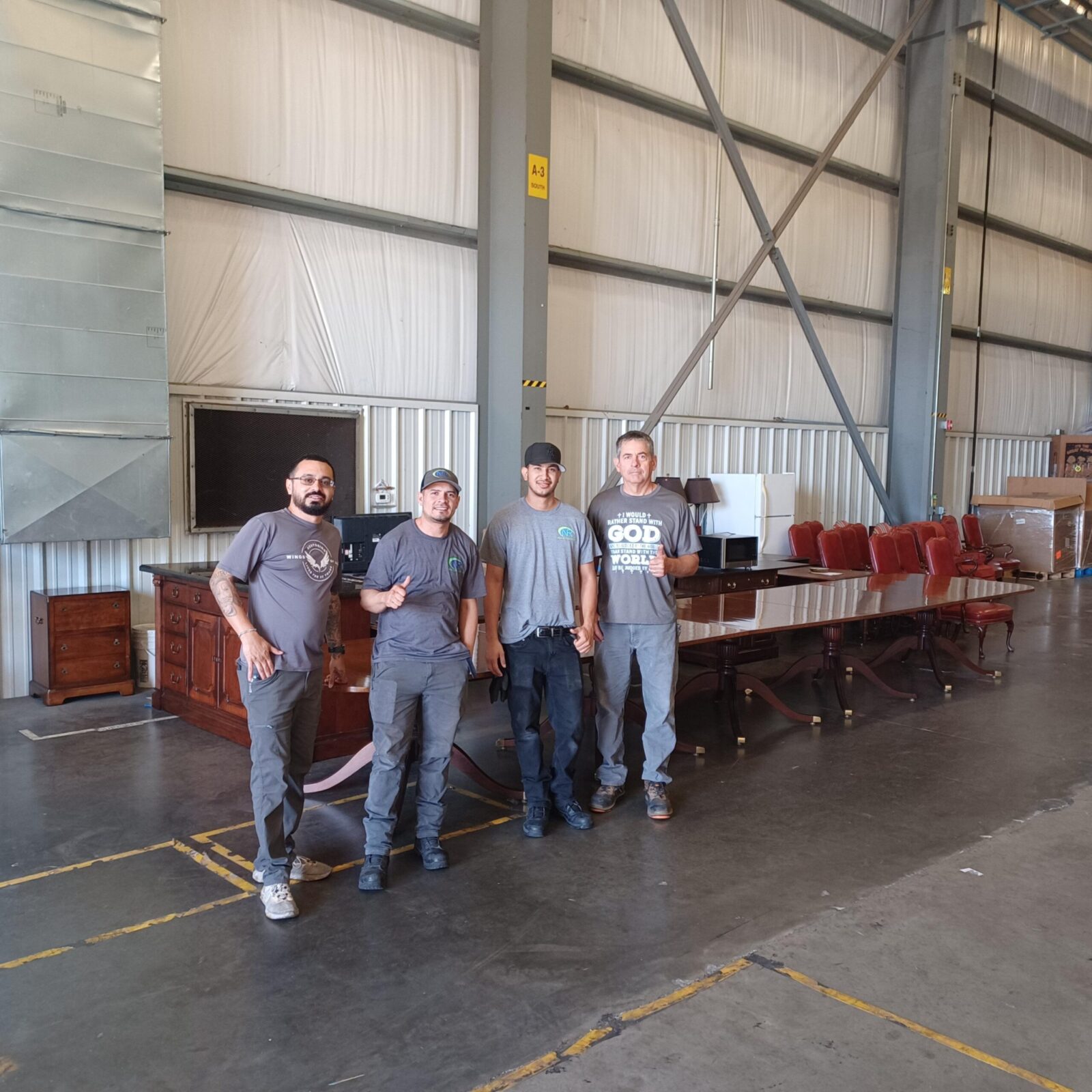 Houston Bar Association partnered with Green Standards to provide furniture donations to local non-profits in Houston.