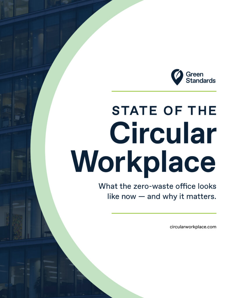 This inaugural report is a snapshot of a global movement that’s rethinking how work works.
The goal is to design out waste, recirculate furniture, fixtures, and equipment at their highest value, and regenerate the natural and built environment.