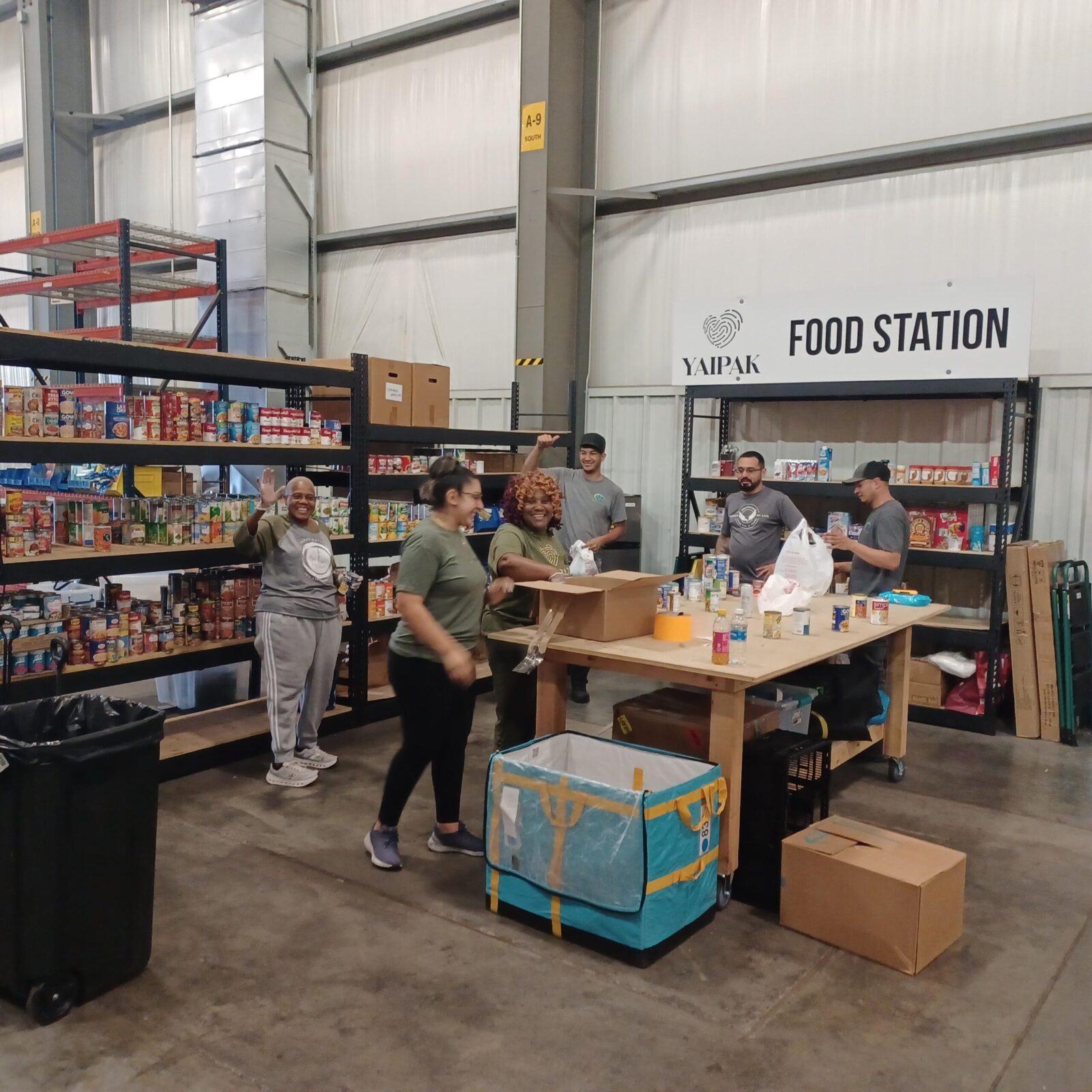 Furniture donations arrive at food bank on behalf of Green Standards and Houston Bar Association
