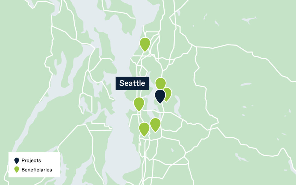 Green Standards project map for Clark Nuber's sustainable office decommission.

When B Corps collaborate, sustainability wins.