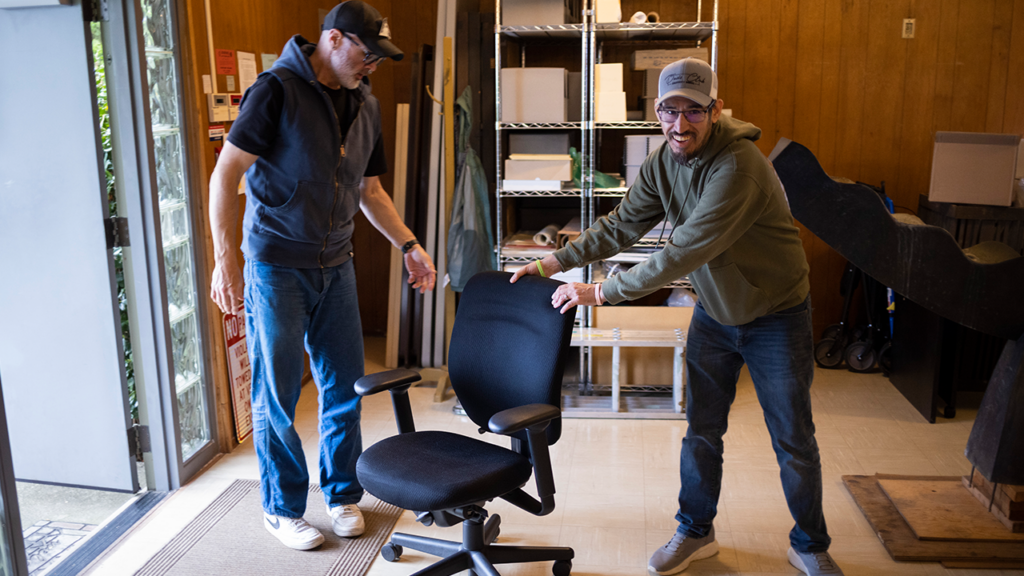 The Kubota Garden Foundation received furniture from Green Standards office furniture donation program.