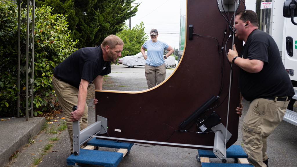 We're really appreciative to Green Standards for delivering some new desks and chairs for our office today. It's going to mean a lot to our team to upgrade from our cobbled together hand me downs to a much nicer setup. 

The Kubota Garden Foundation received office furniture from Green Standards furniture donation program in Seattle.