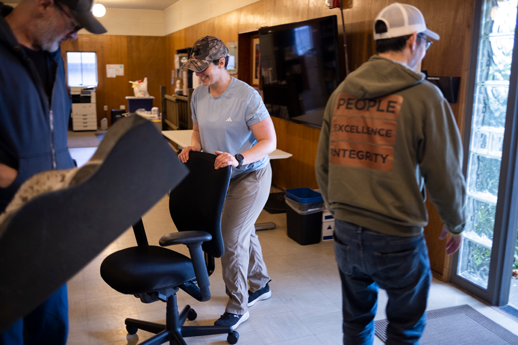 The Kubota Garden Foundation received office furniture including desks, chairs and more through Green Standards furniture donation program.